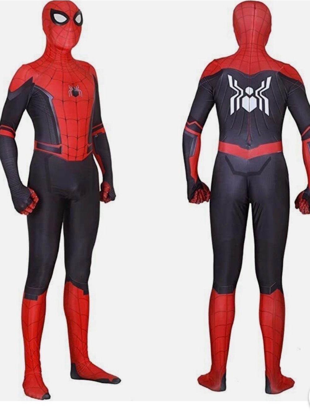 Red and Black Spider-Man  Costume - Spider-Inspired Design In Size Kids Adult XL